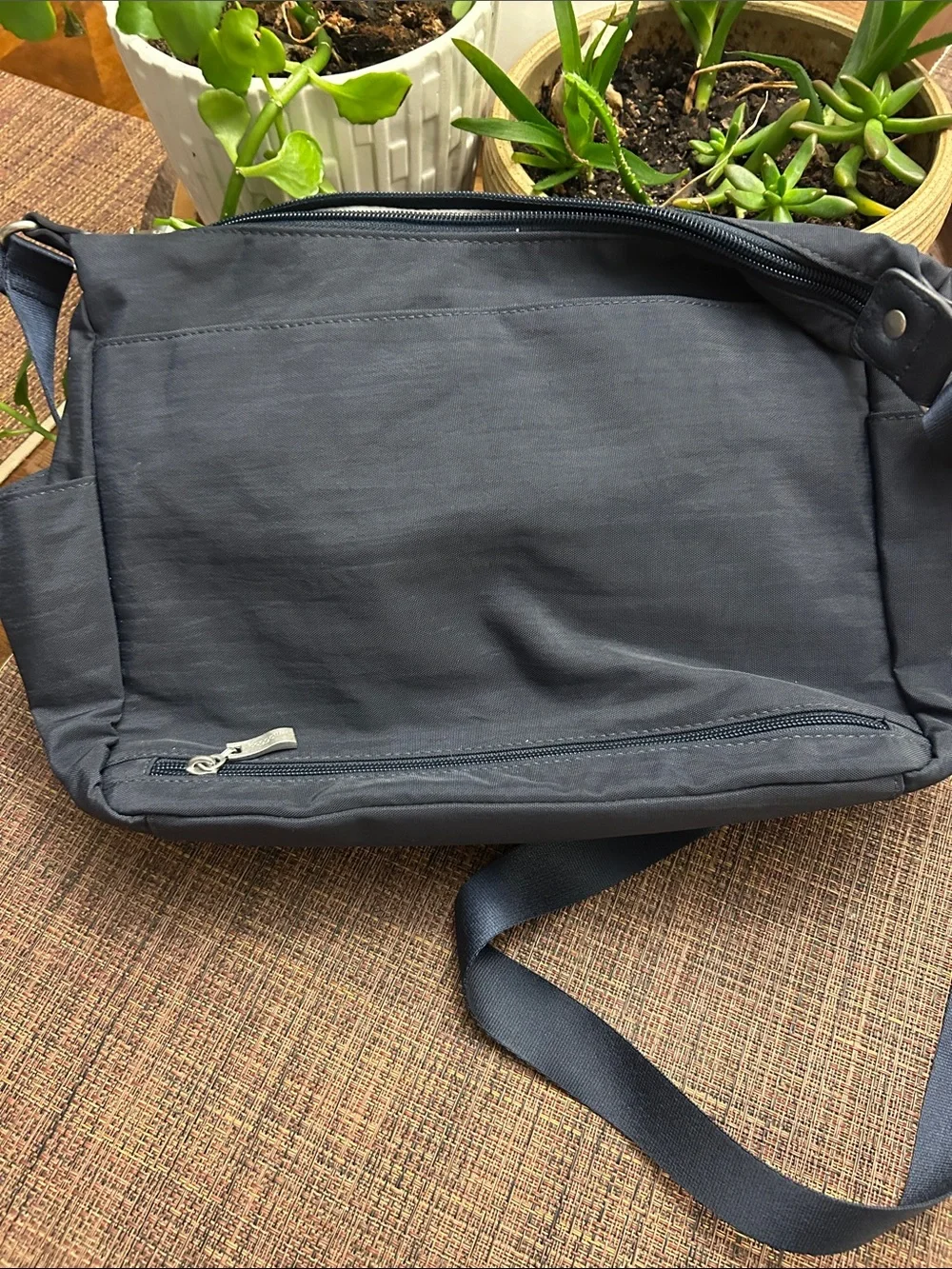 Baggallini Black Messenger Crossbody Bag